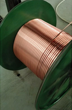 Línea de extrusión de bobinas de cobre TJ250/45